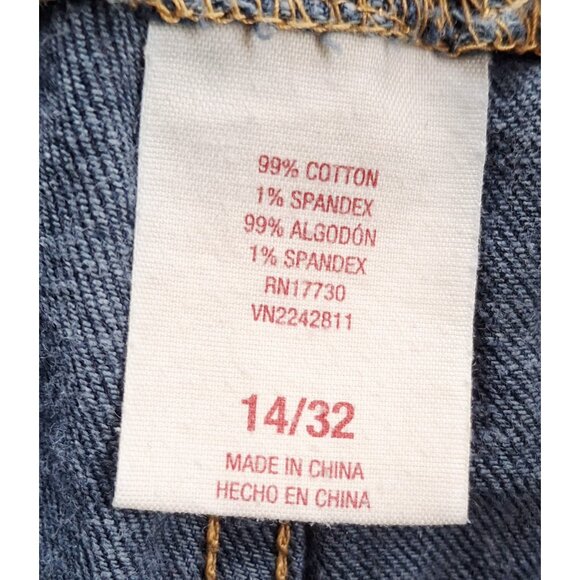 Mossimo Supply Co. Womens Denim Cuffed Shorts Medium Wash Blue 14/32 Mid-Rise Si - Picture 8 of 11